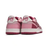 BAPESTA Sk8 Low Court Sneakers-PINK