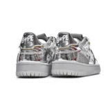 BAPESTA Sora Yamaki Sk8 Low Shoes- Silver Shine