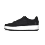 BAPESTA Suede Low Top Sneakers-BLACK