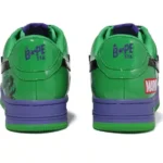 BAPESTA x MARVEL Hulk Low Sneakers-Green