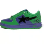 BAPESTA x MARVEL Hulk Low Sneakers-Green