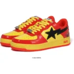 MARVEL x BAPESTA Iron Man Shoes-Red/Yellow